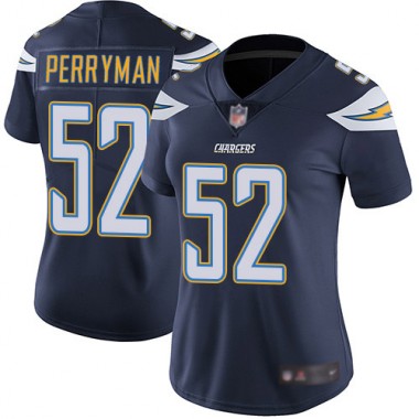 Los Angeles Chargers NFL Football Denzel Perryman Navy Blue Jersey Women Limited 52 Home Vapor Untouchable